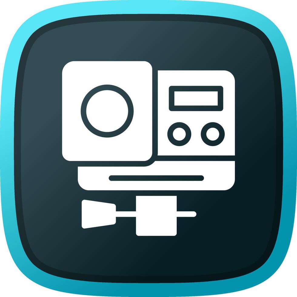Action Camera Creative Icon Design vector
