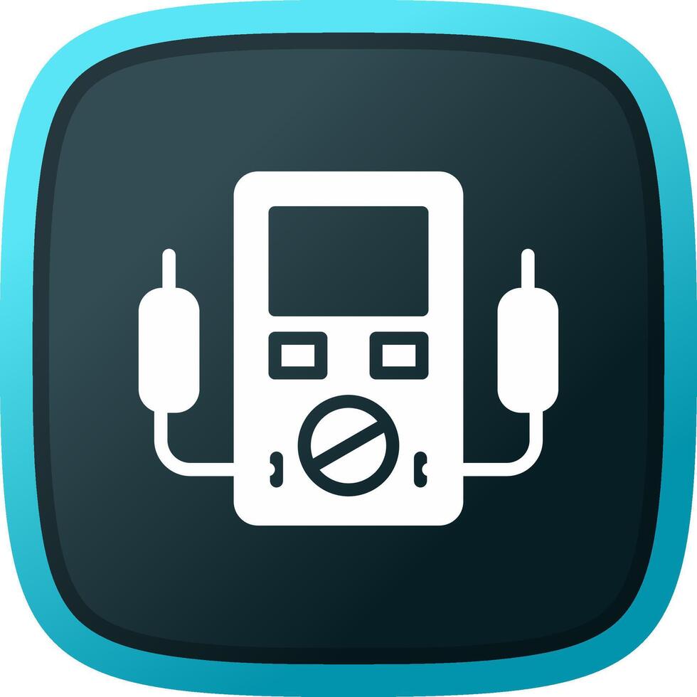 Voltmeter Creative Icon Design vector