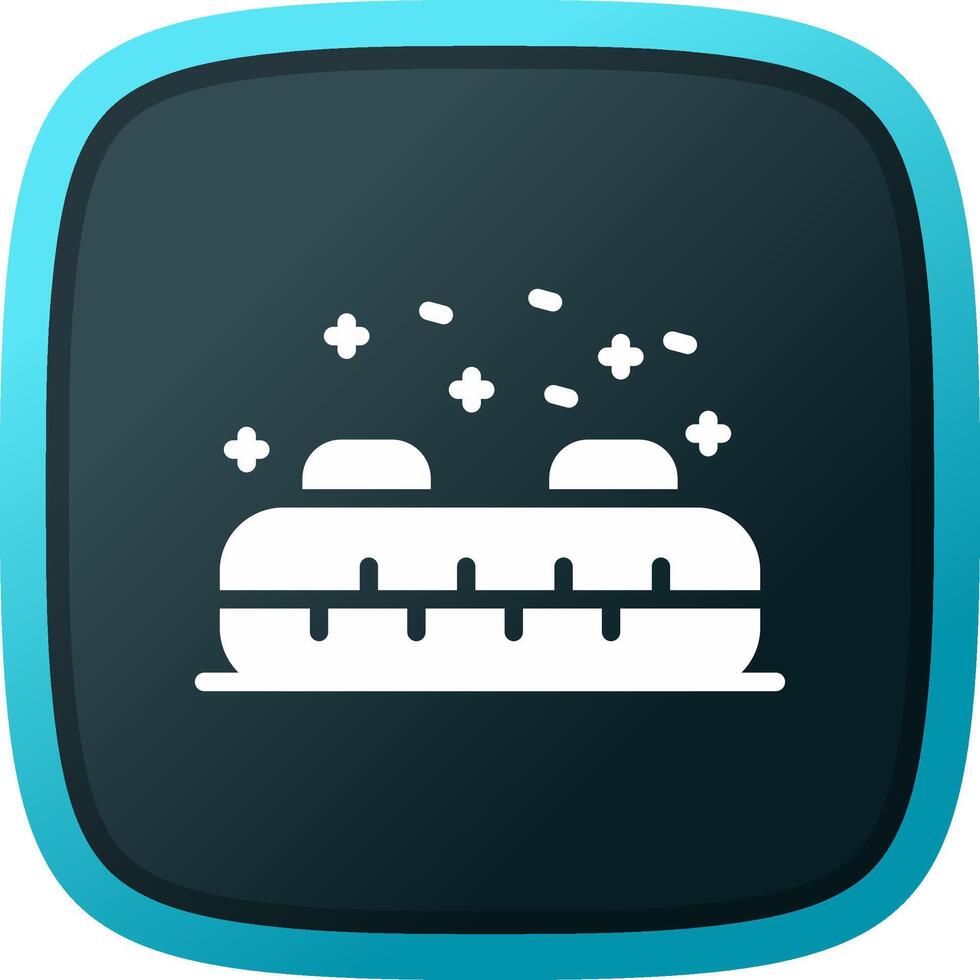 Inflatable Sled Creative Icon Design vector