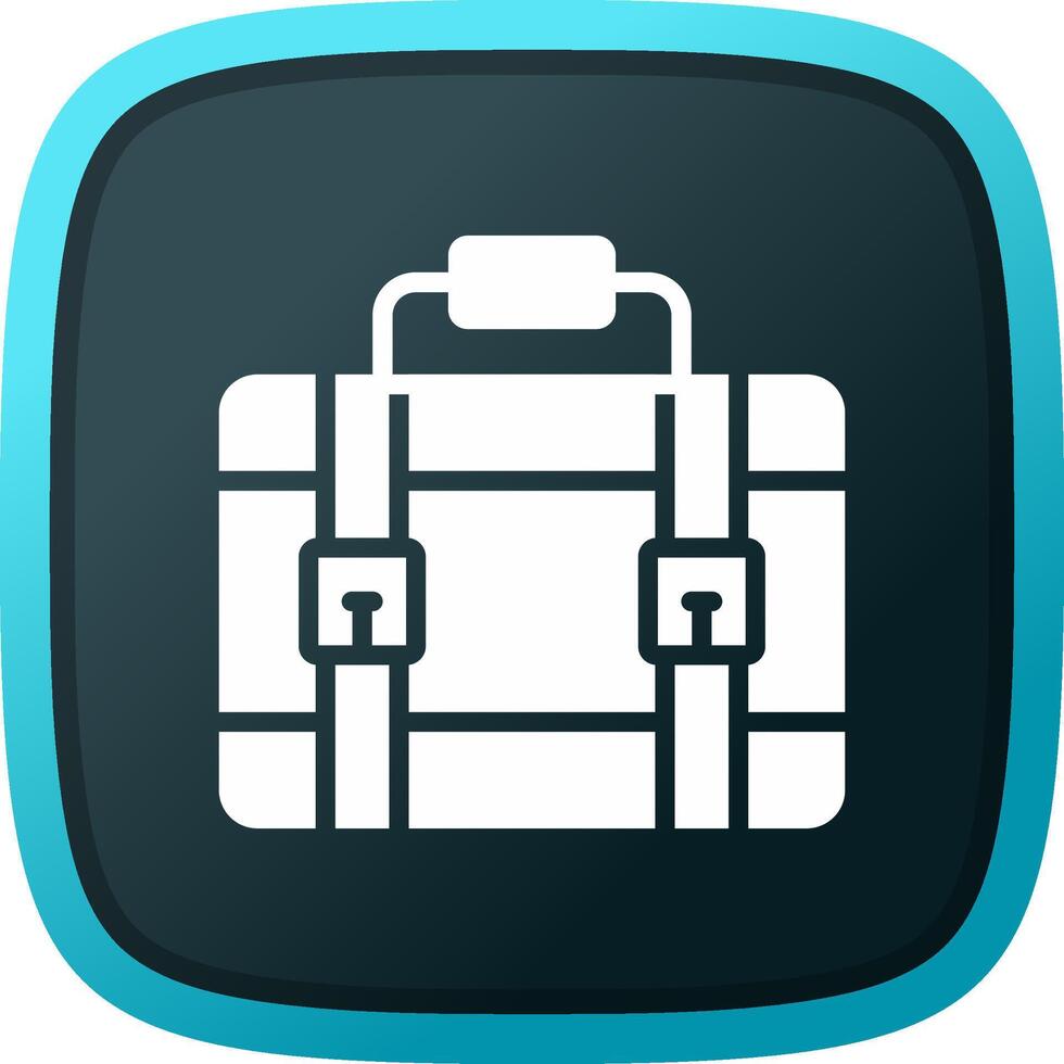 Suitcase Creative Icon Design vector