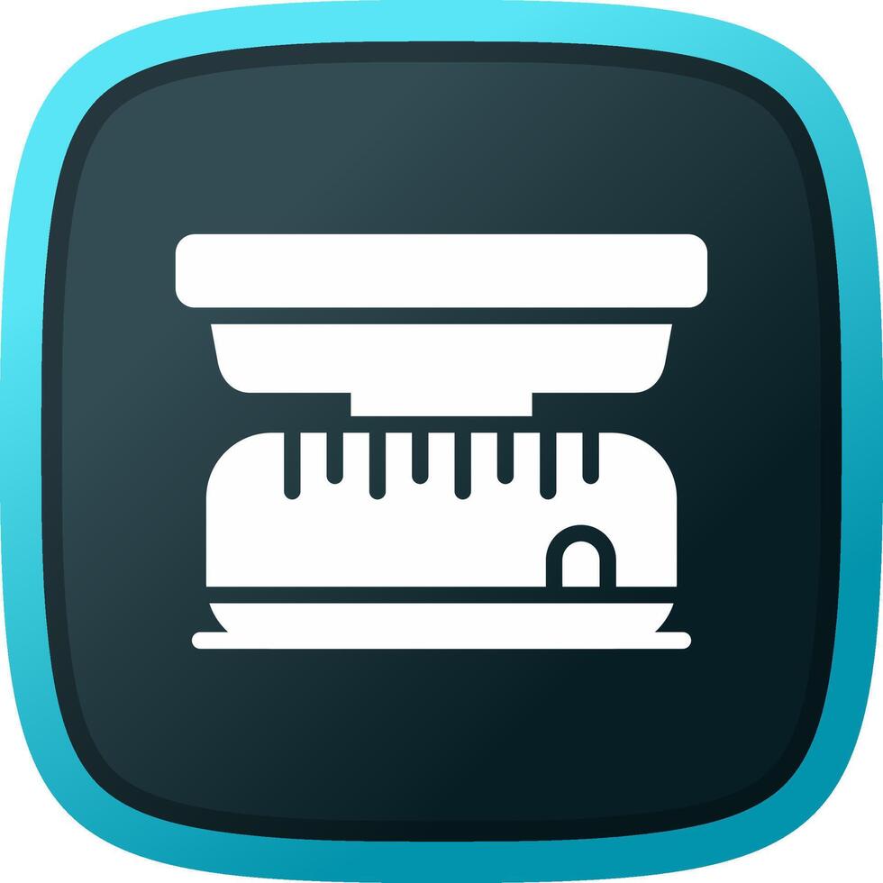 Kitchen Scale Creative Icon Design vector