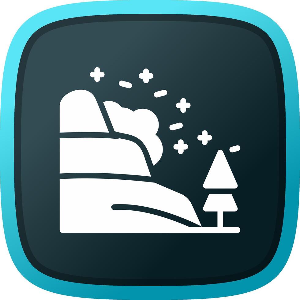 Avalanche Creative Icon Design vector