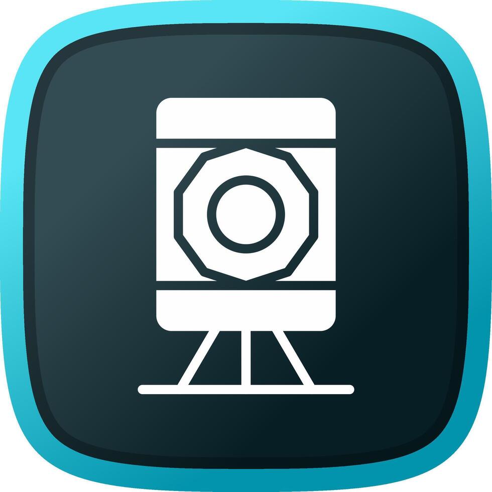 Theodolite Creative Icon Design vector