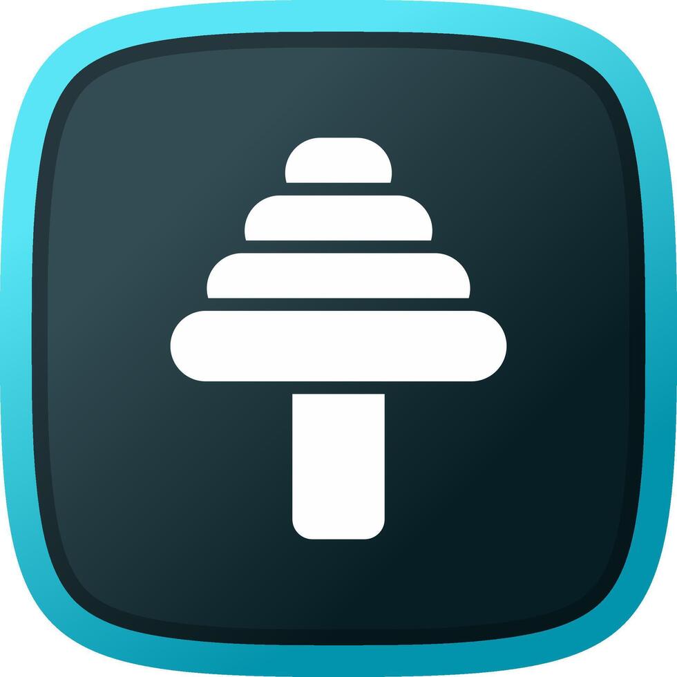 Edge Step Drill Creative Icon Design vector