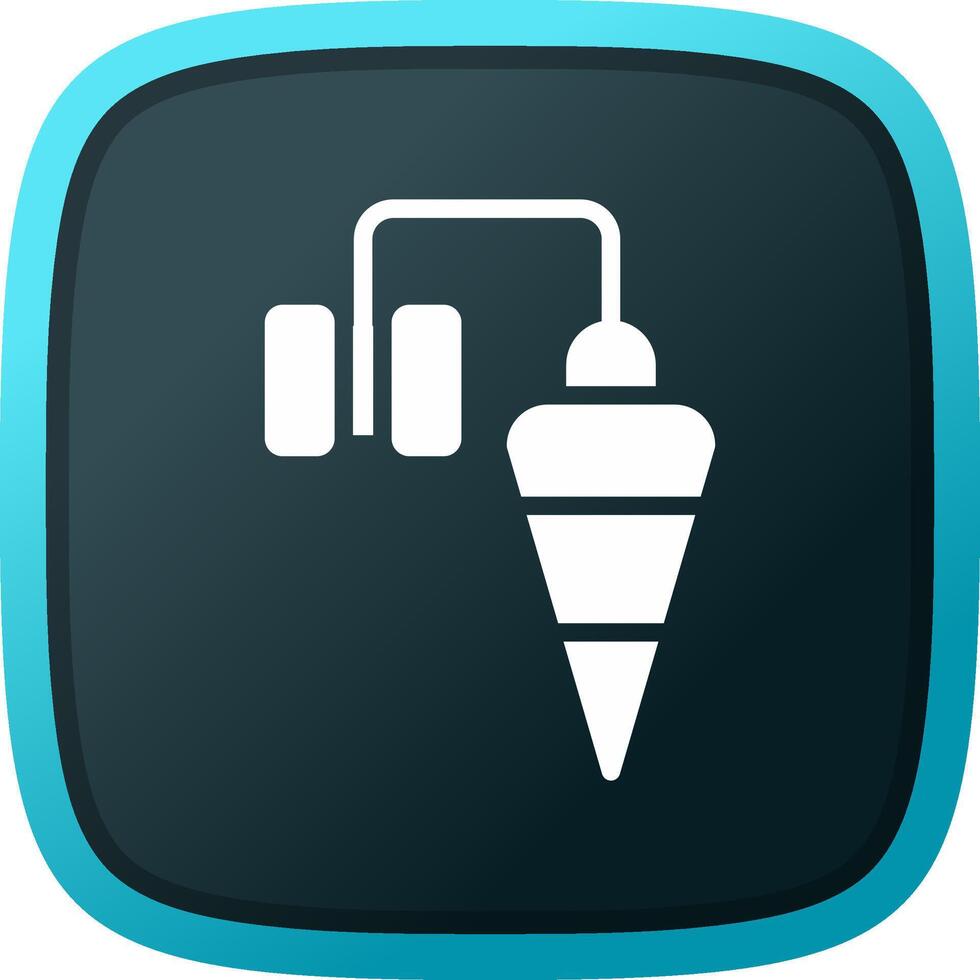 Plumb Bob Creative Icon Design vector