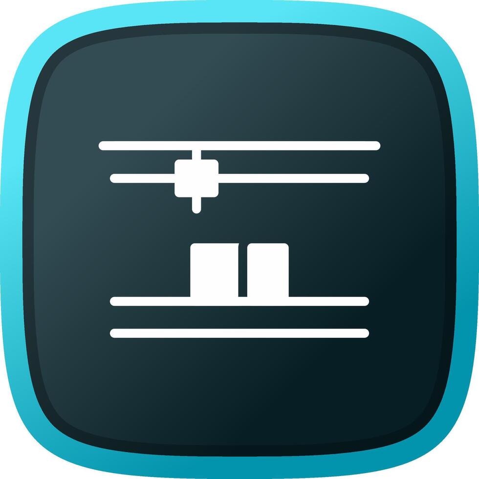 3D Printing Creative Icon Design vector