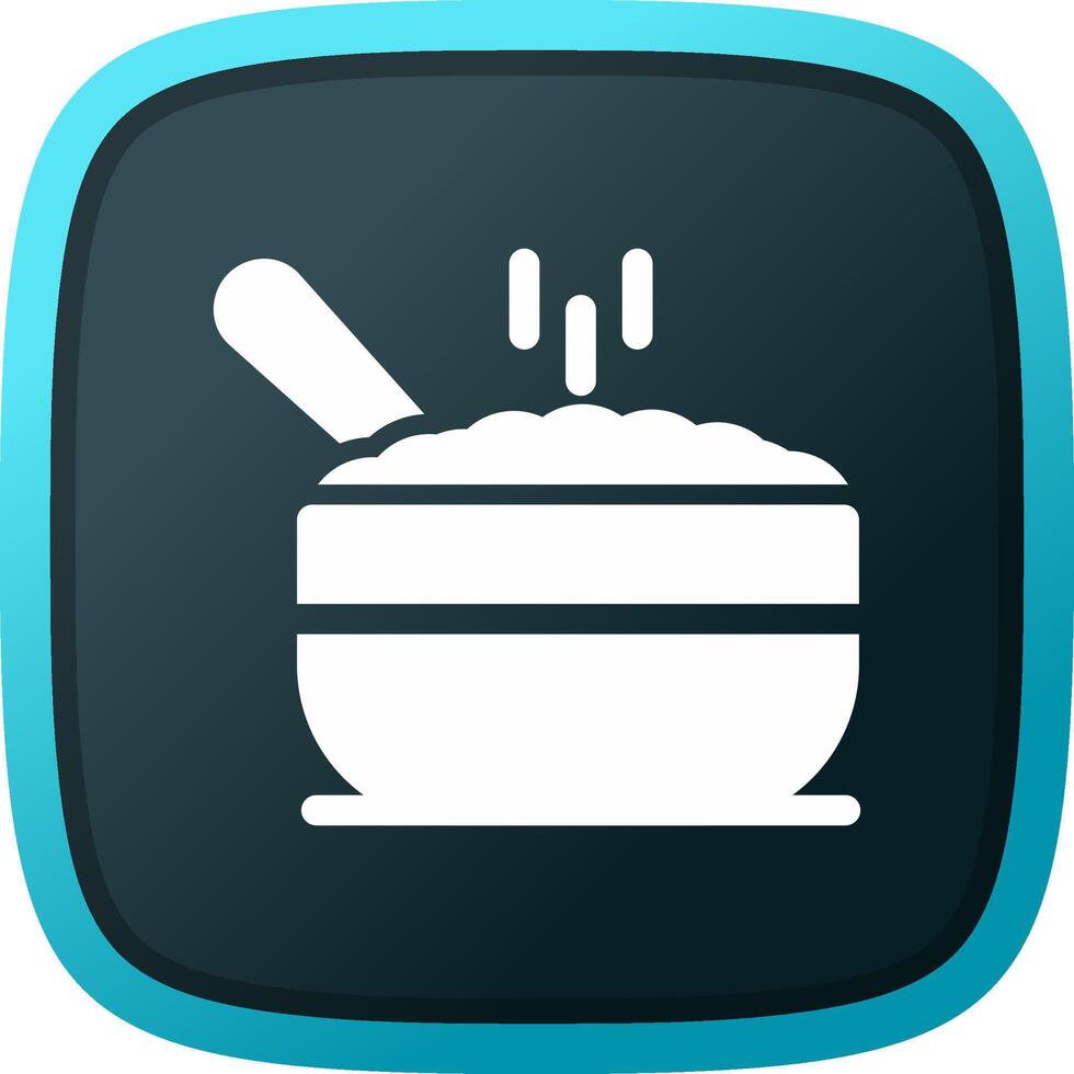 Porridge Creative Icon Design vector