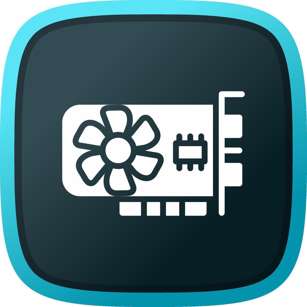 Graphic Card Creative Icon Design vector