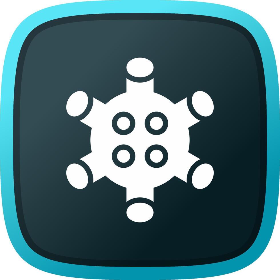 Virus Creative Icon Design vector