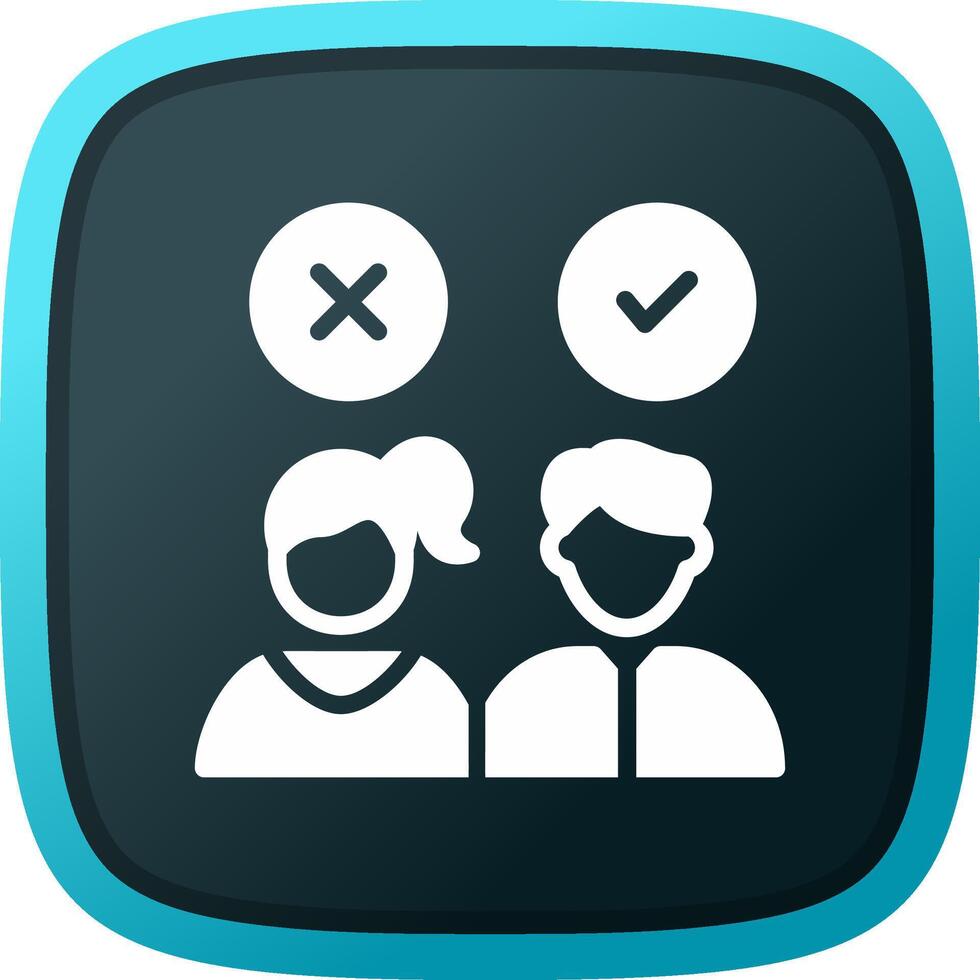 Candidate Creative Icon Design vector