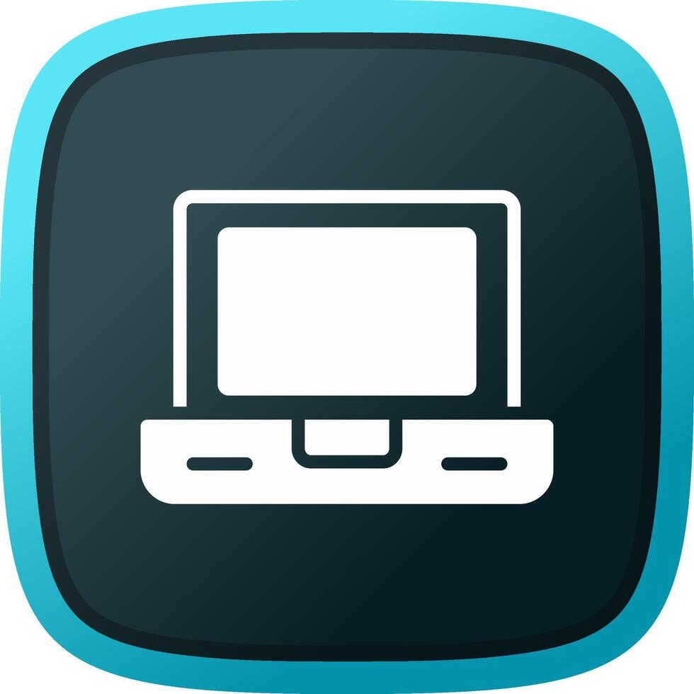 glyph Gradient Corner Design vector