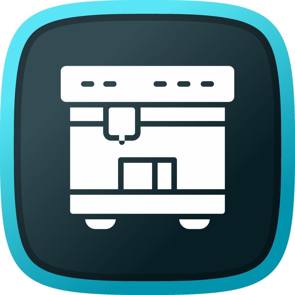 3D Printing Creative Icon Design vector