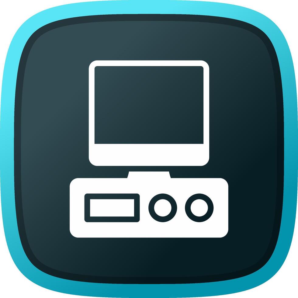 Computer Creative Icon Design vector