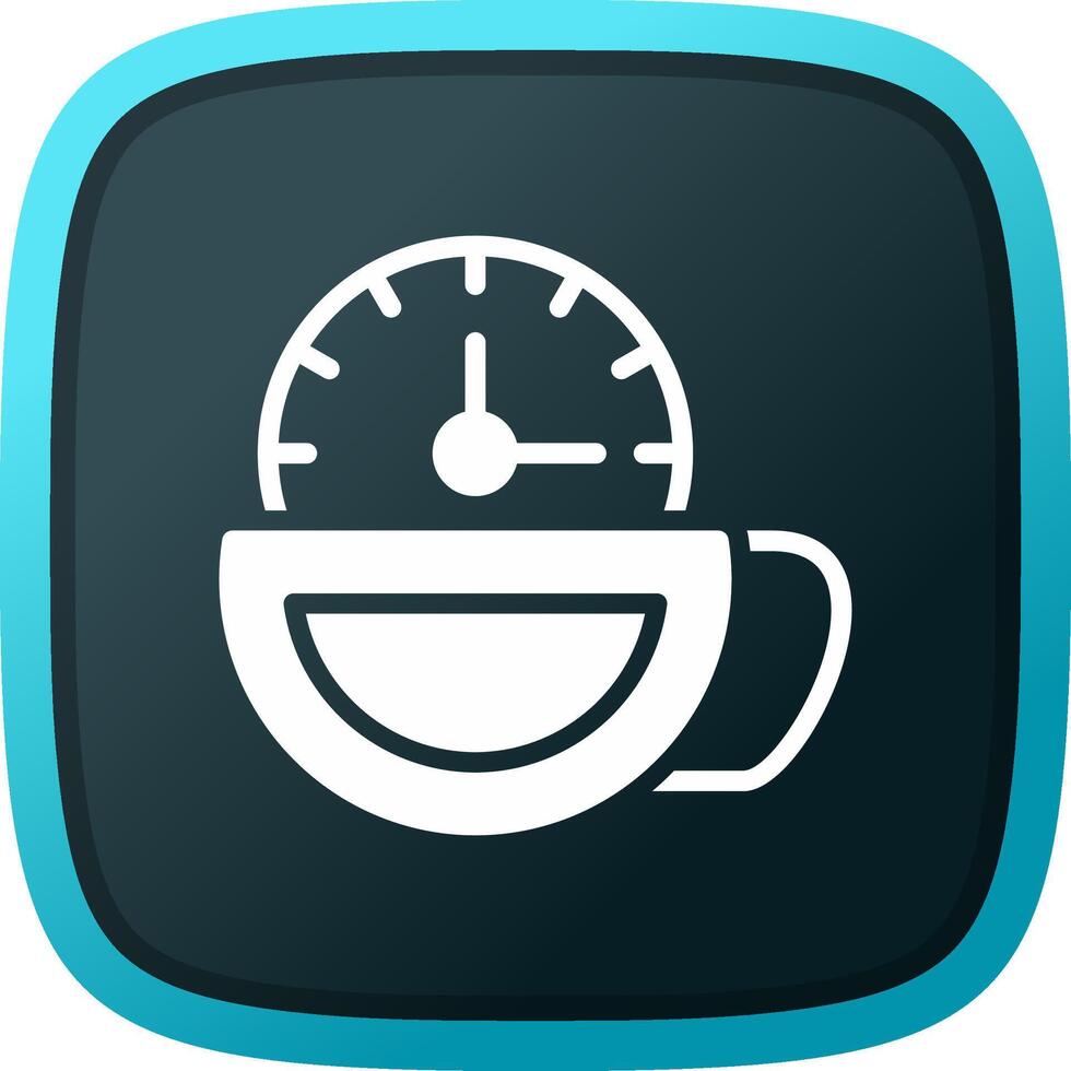 Tea Time Creative Icon Design vector