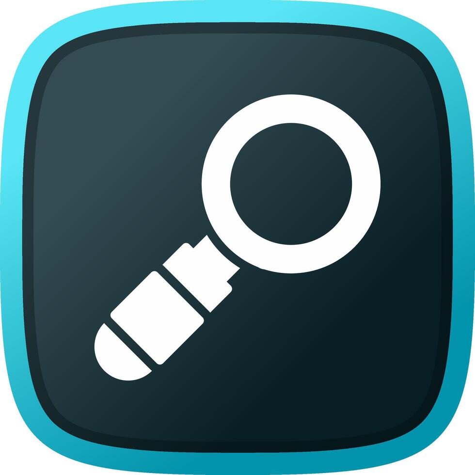 Magnifying Glass Creative Icon Design vector