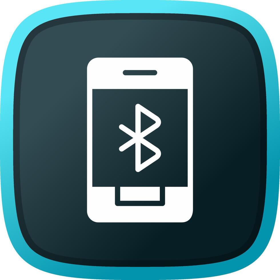 Bluetooth Creative Icon Design vector