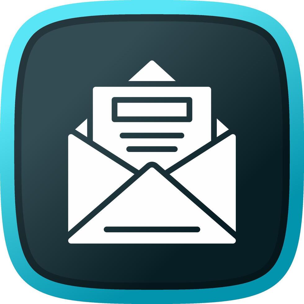 Open Email Creative Icon Design vector