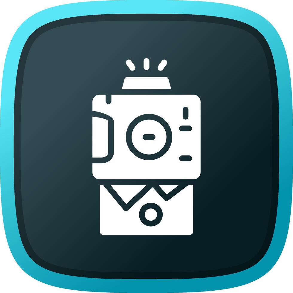 Instant Camera Creative Icon Design vector