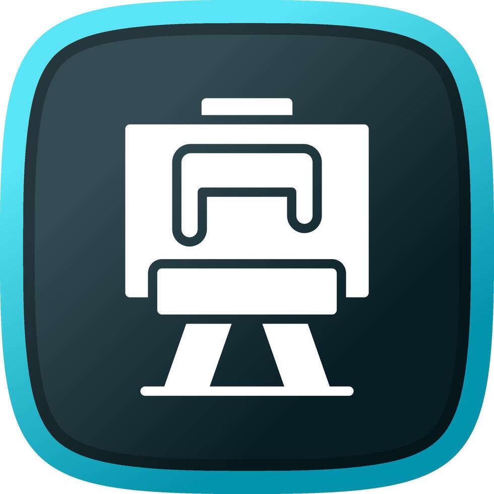 glyph Gradient Corner Design vector