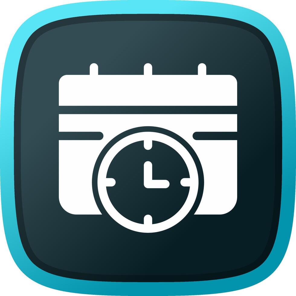 Deadline Creative Icon Design vector