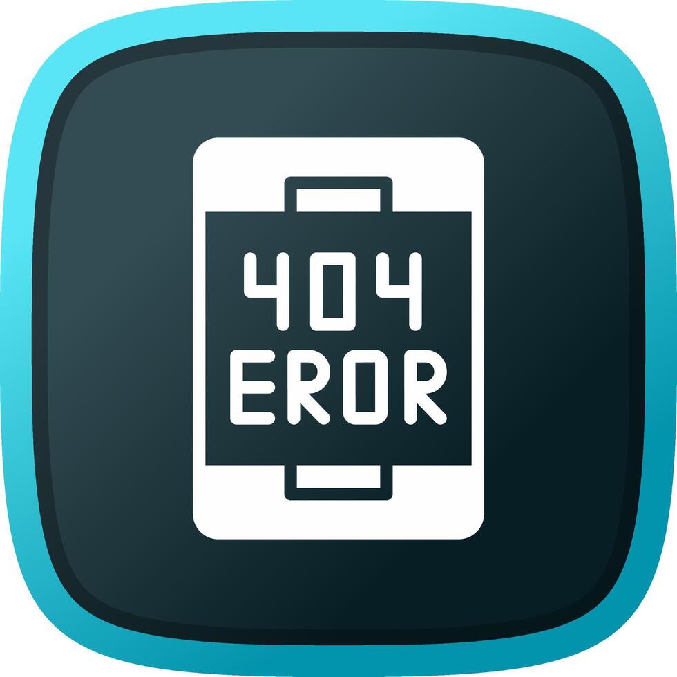 diseño de icono creativo de error vector