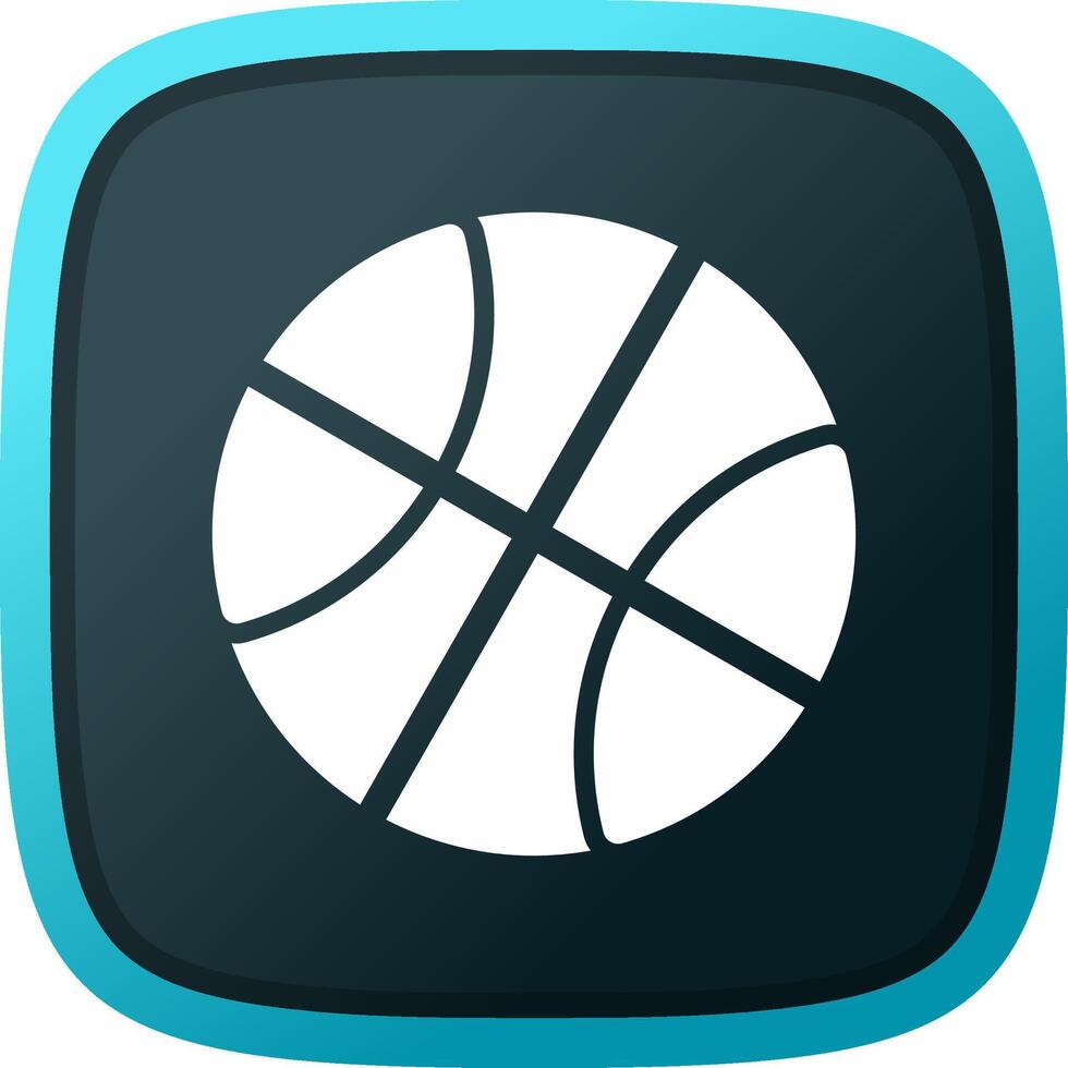 diseño de icono creativo de baloncesto vector