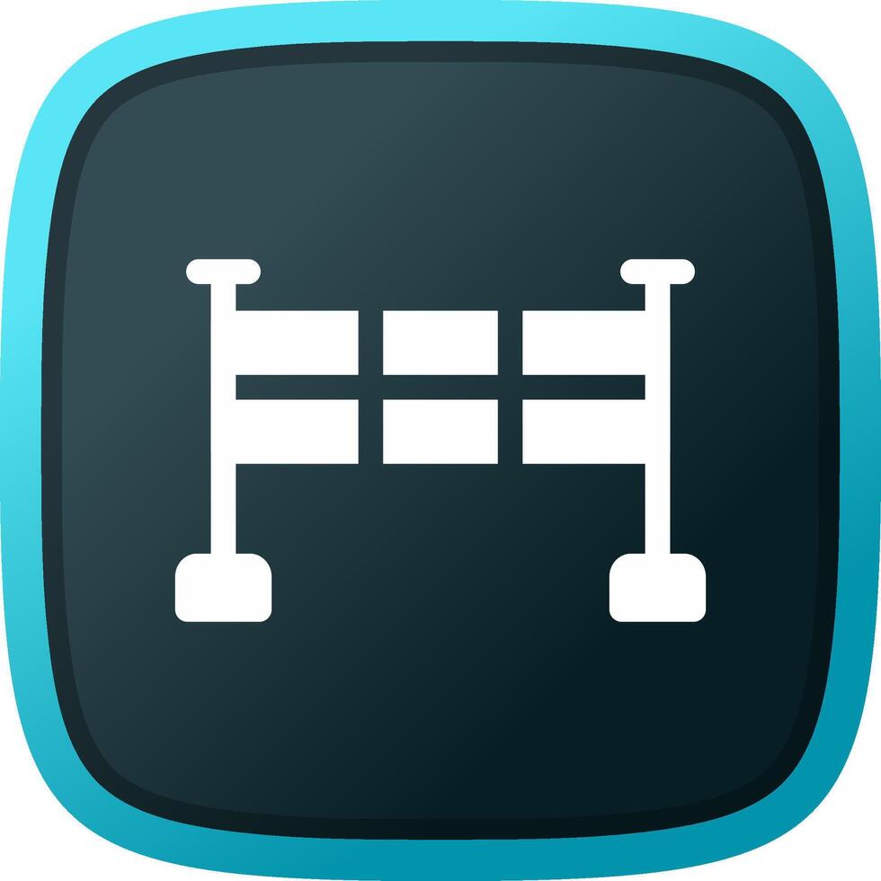 Finish Line Creative Icon Design vector