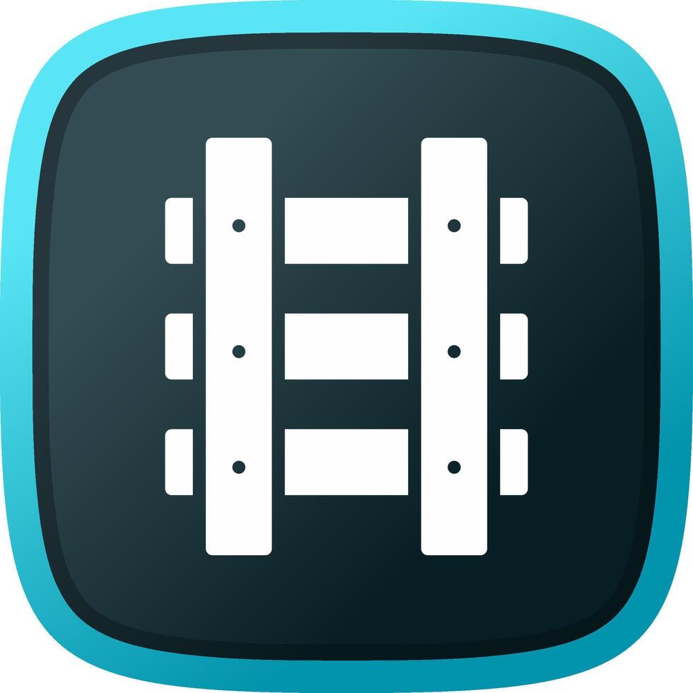 Train Tracks Creative Icon Design vector