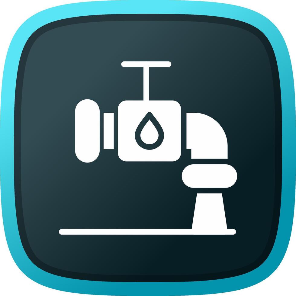 Water Tap Creative Icon Design vector