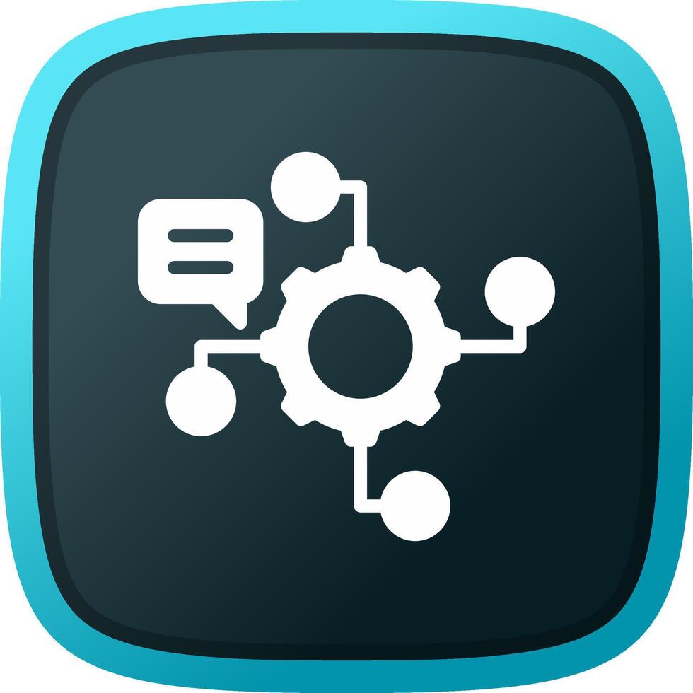 Business Automation Creative Icon Design vector