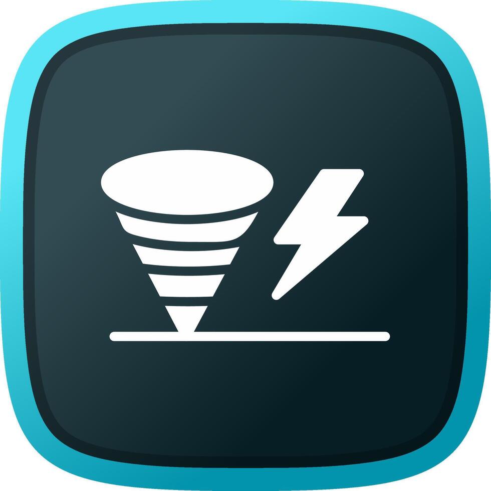 Tornado Creative Icon Design vector