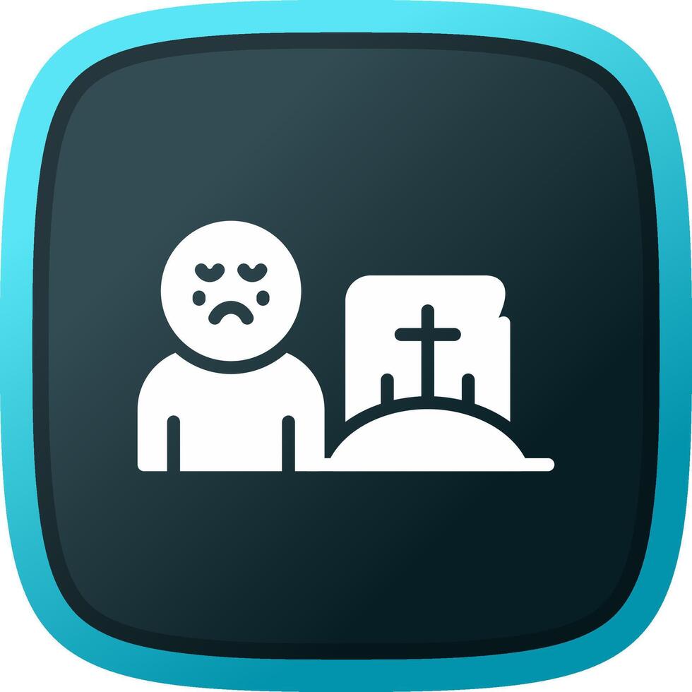 Grave Creative Icon Design vector