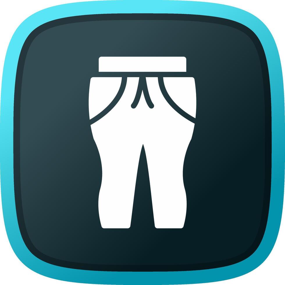 Sweat Pants Creative Icon Design vector