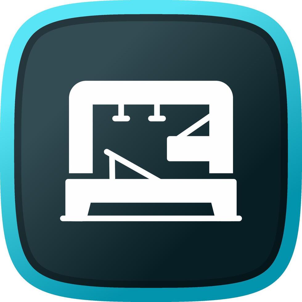 Pilates Tower Creative Icon Design vector