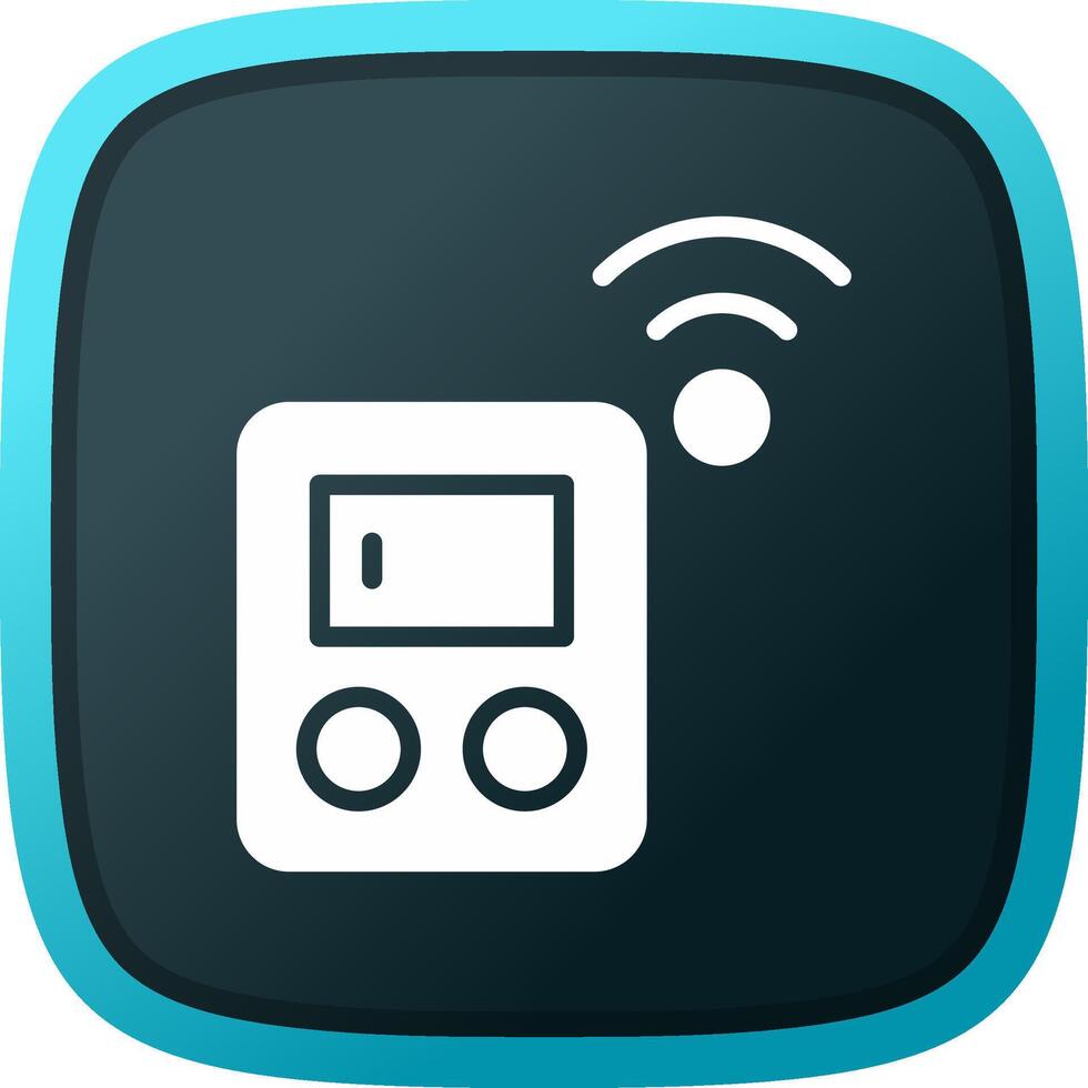 Smart Meter Creative Icon Design vector