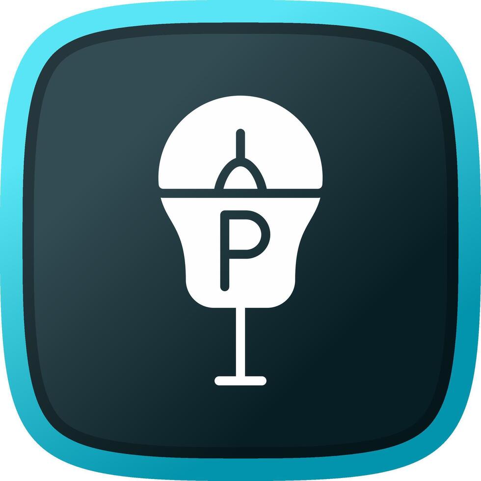 Parking Meter Creative Icon Design vector