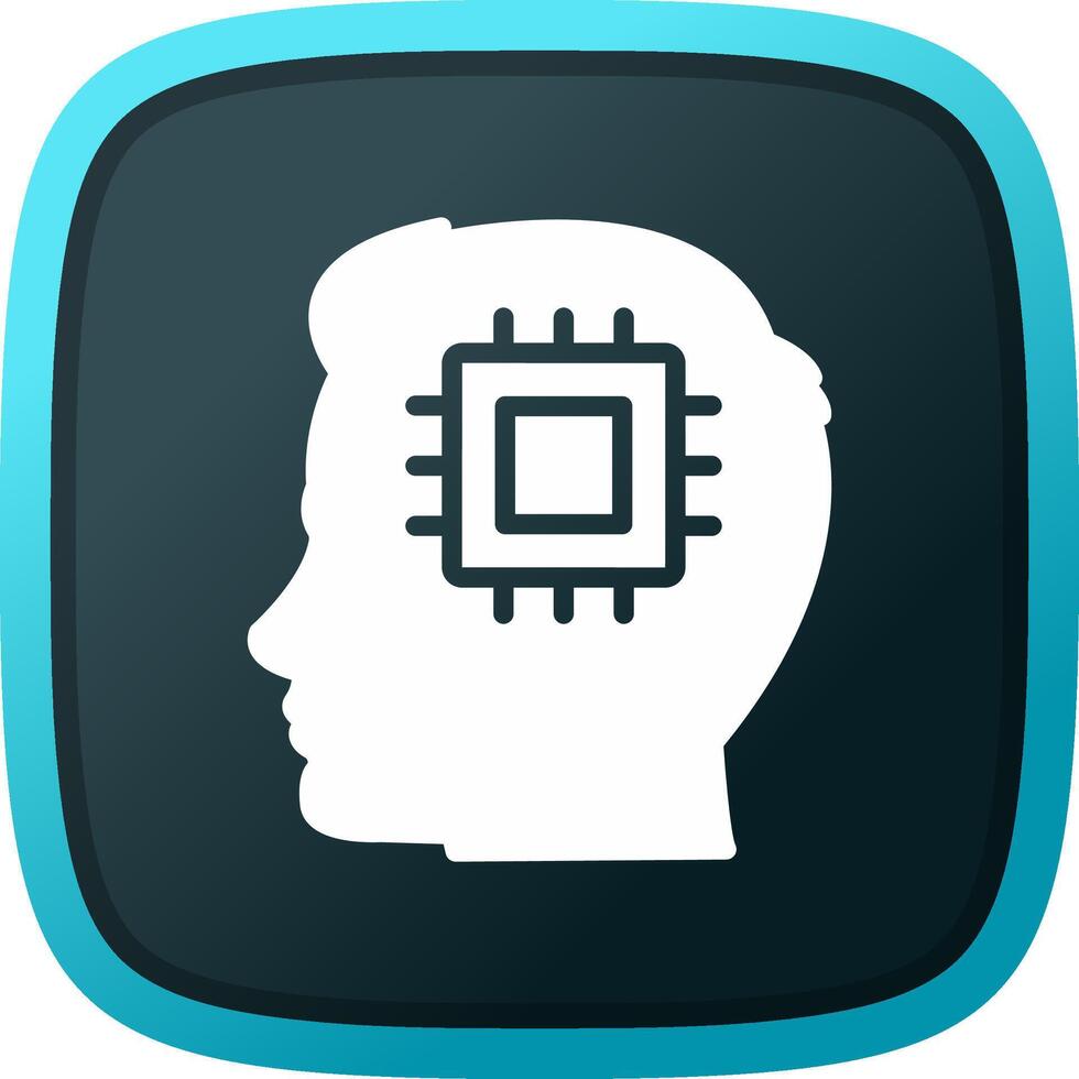 Human Processor Creative Icon Design vector