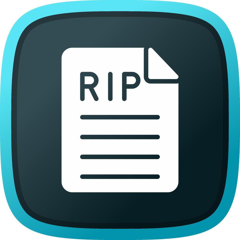 Death Certificate Creative Icon Design vector