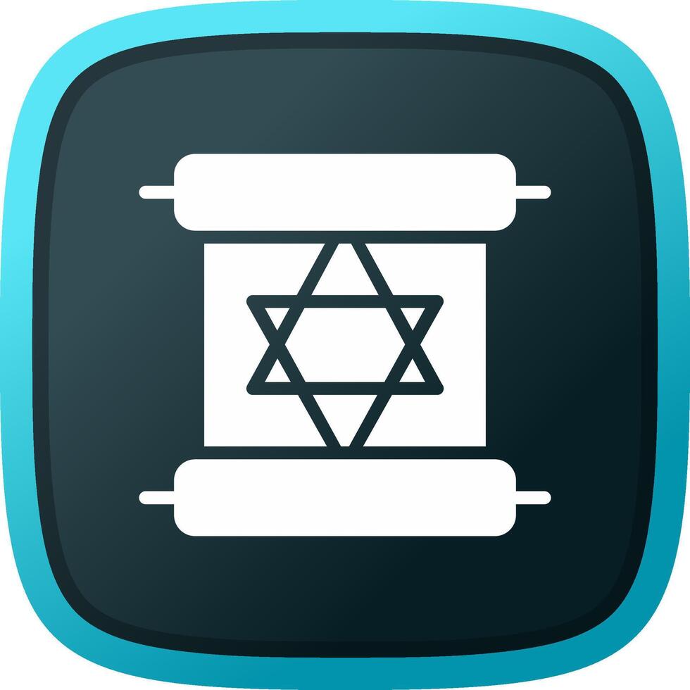 Scroll torah Creative Icon Design vector