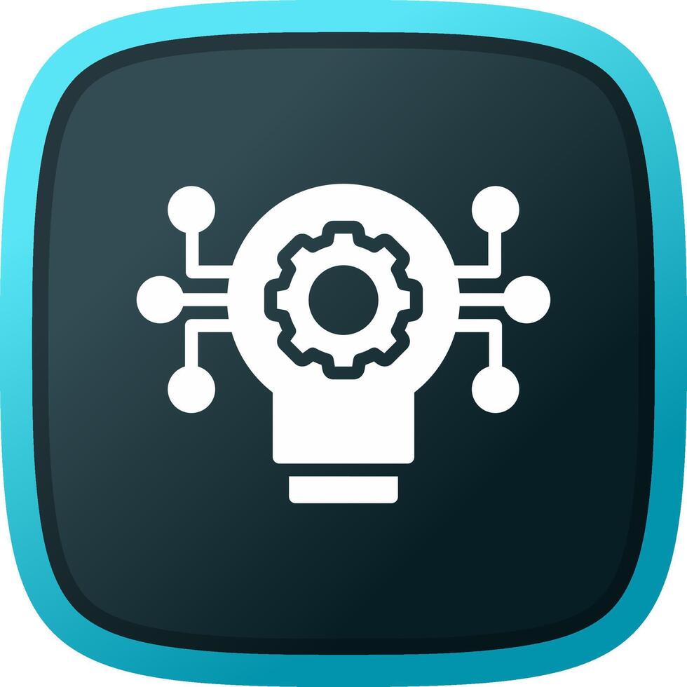 Technology Disruption Creative Icon Design vector