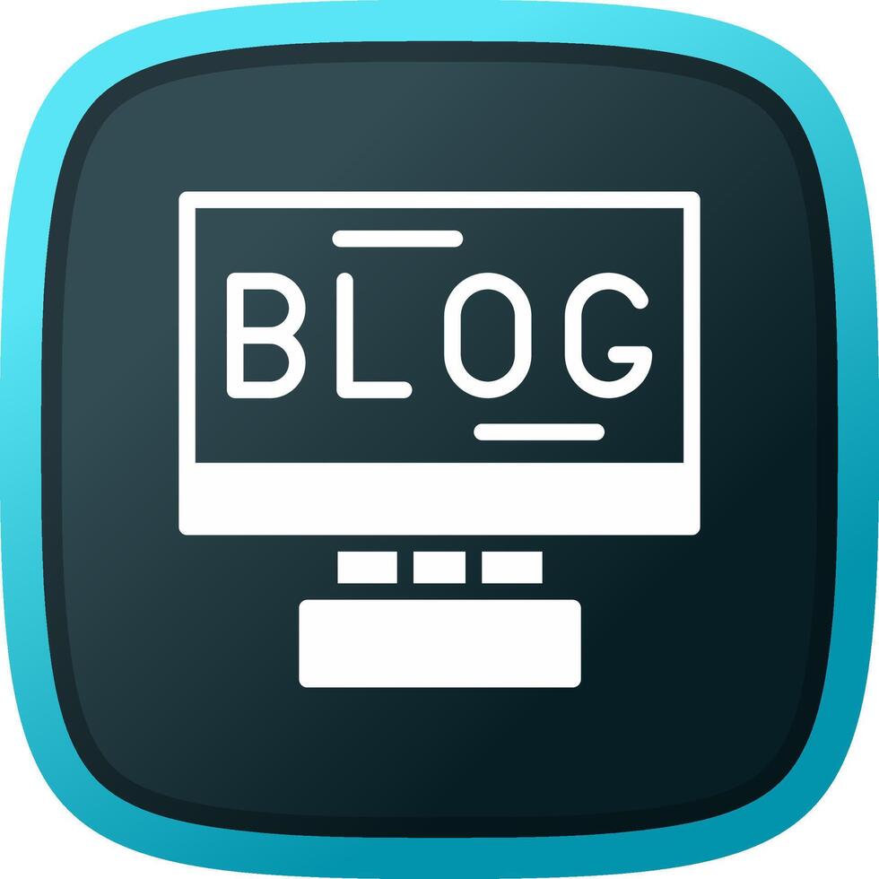 Blogging Creative Icon Design vector