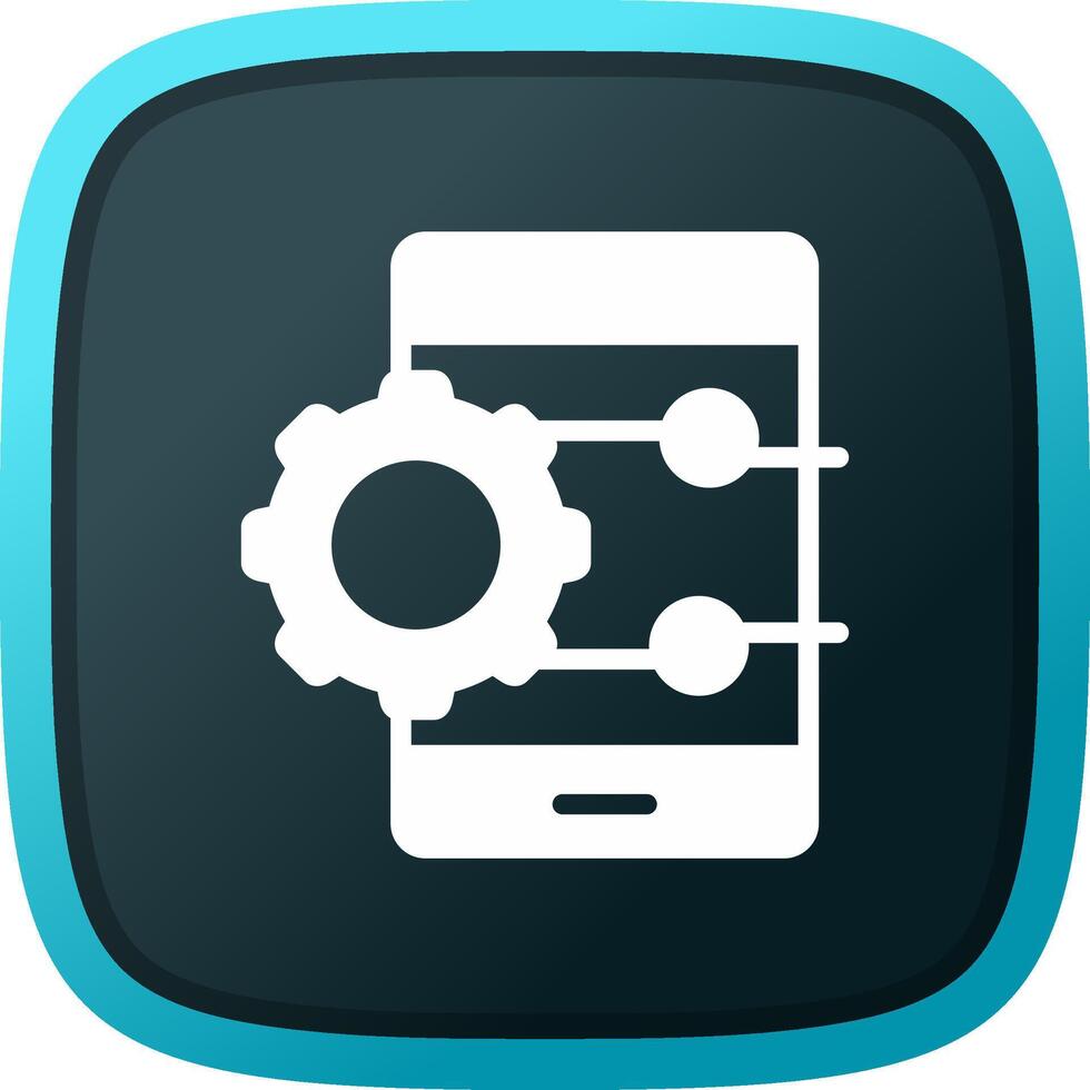 Project Management App Creative Icon Design vector