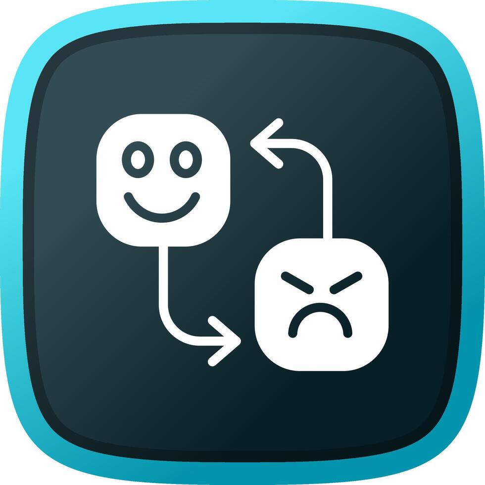 Mood Swing Creative Icon Design vector