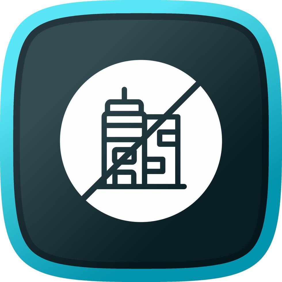 No Commute Creative Icon Design vector