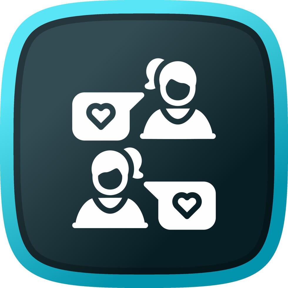 Friendship Creative Icon Design vector