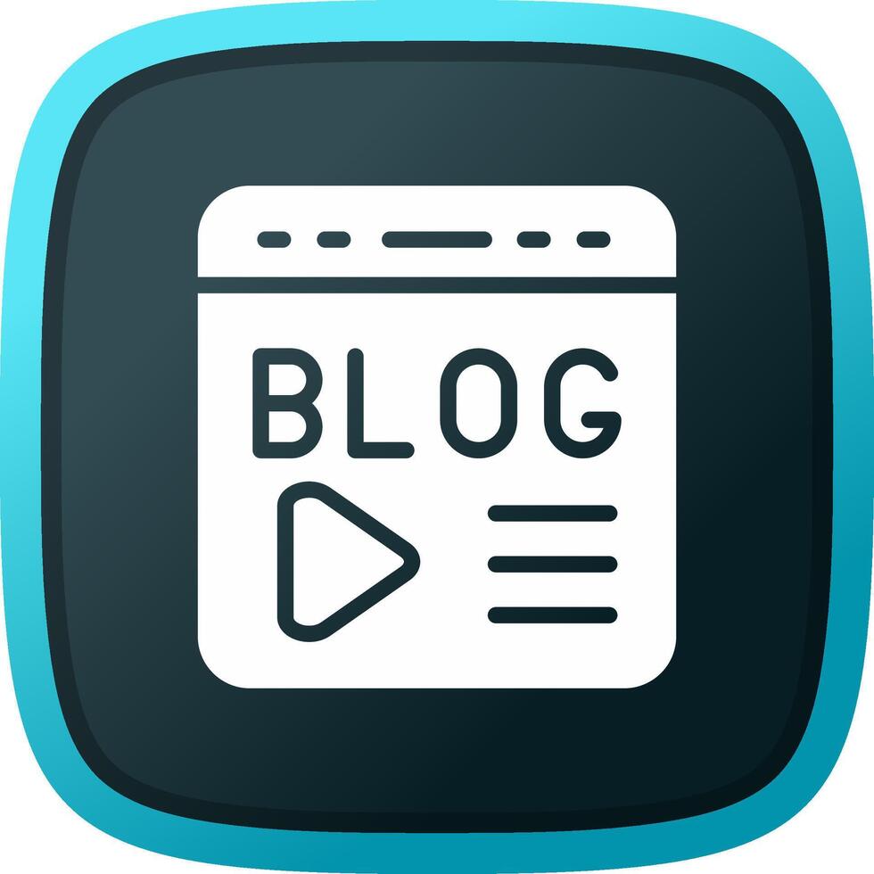 Blogging Creative Icon Design vector