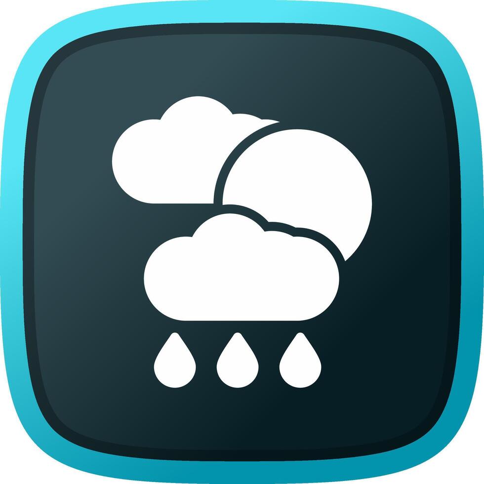 Weather Forecast Creative Icon Design vector