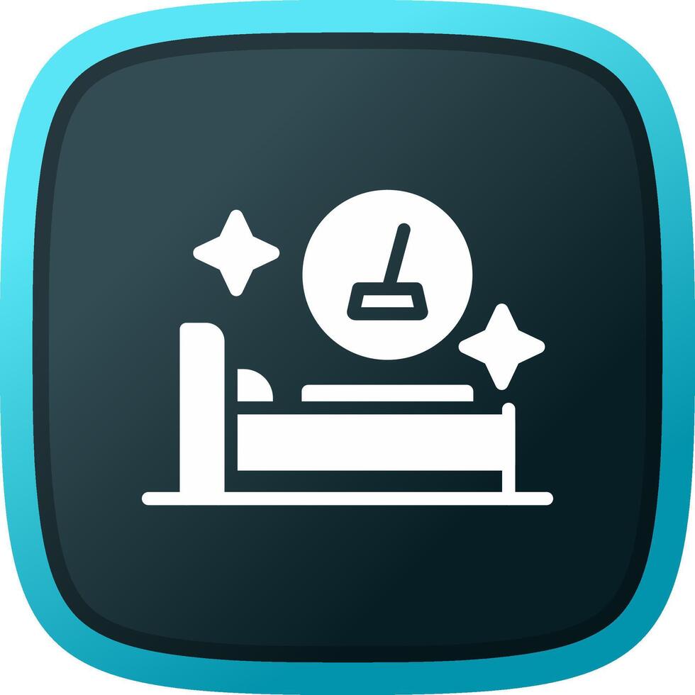 Airbnb Cleaning Creative Icon Design vector