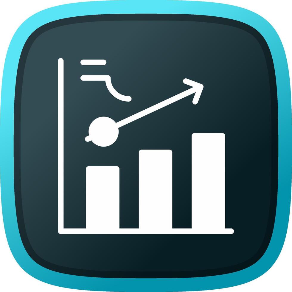 Clustered Bar Creative Icon Design vector