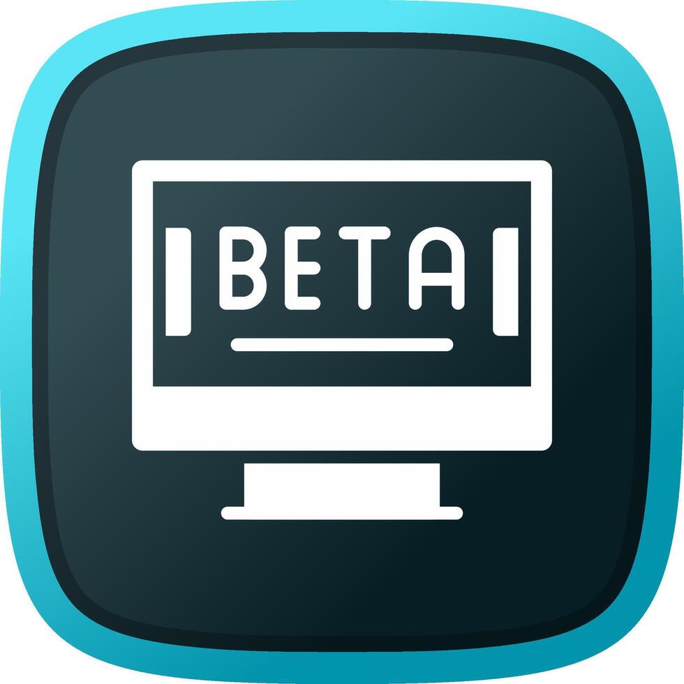 Beta Creative Icon Design vector